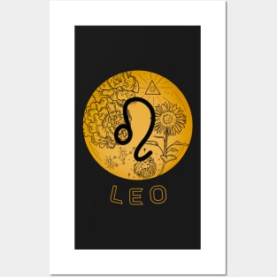 Leo Emblem Posters and Art